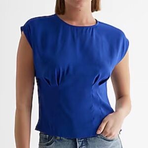 Express Crew Neck Cinched Waist Gramercy Tee